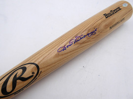 Dom DiMaggio Autographed Rawlings Bat Boston Red Sox Beckett BAS QR #BW06403