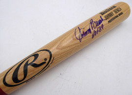 Johnny Bench Autographed Rawlings Bat Cincinnati Reds "HOF 89" Beckett BAS QR #BW06405