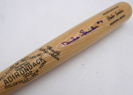 Duke Snider Autographed Adirondack Bat Brooklyn Dodgers "#4" Beckett BAS QR #BW06408