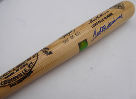 Ted Williams Autographed Louisville Slugger Game Model Bat Boston Red Sox #/521 Beckett BAS QR #AE85510