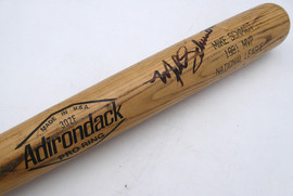 Mike Schmidt Autographed Adirondack Bat Philadelphia Phillies Beckett BAS QR #BU87117