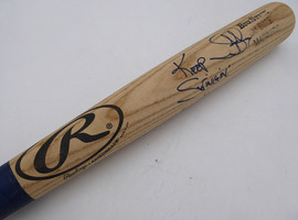 Jay Buhner Autographed 1998 Game Issued Rawlings Bat Seattle Mariners "Keep Swinging" Beckett BAS QR #BU87139