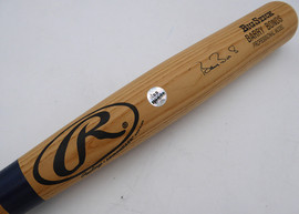 Barry Bonds Autographed Rawlings Bat San Francisco Giants Beckett BAS QR #BU87142