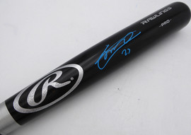 Vladimir Guerrero Jr. Autographed Rawlings Bat Toronto Blue Jays Beckett BAS QR #BB79570