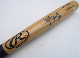 Mike Schmidt Autographed Rawlings Bat Philadelphia Phillies Beckett BAS QR #BU87150