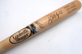 Kyle Seager Autographed Game Model Louisville Slugger S318 Bat Seattle Mariners MLB Holo #EK610547