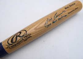 Jose Canseco Autographed Rawlings Adirondack Bat A's, Yankees "1st Ever 40/40 Man" JSA #KK62037