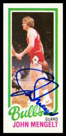 John Mengelt Autographed 1980-81 Topps Card #48 Chicago Bulls SKU #259758
