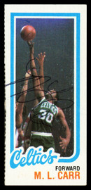 M.L. Carr Autographed 1980-81 Topps Card #35 Boston Celtics SKU #259750
