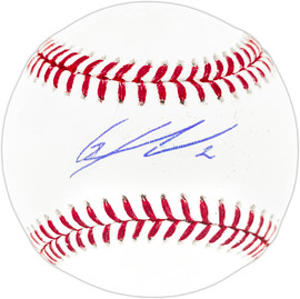 Gunnar Henderson Autographed Official MLB Baseball Baltimore Orioles Beckett BAS Witness Stock #261816