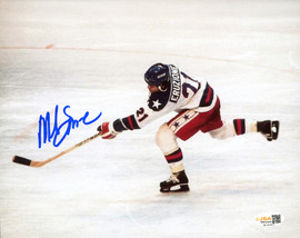 Mike Eruzione Autographed 8x10 Photo 1980 Team USA Miracle on Ice JSA Witness Stock #261556