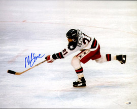 Mike Eruzione Autographed 16x20 Photo 1980 Team USA Miracle on Ice JSA Witness Stock #261560
