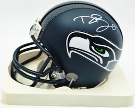Doug Baldwin Autographed Seattle Seahawks Blue Mini Helmet MCS Holo #63695