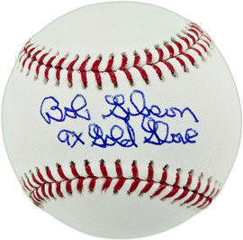 Bob Gibson Autographed Official MLB Baseball St. Louis Cardinals "9x Gold Glove" JSA #EE83919