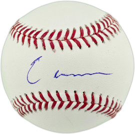 Elly De La Cruz Autographed Official MLB Baseball Cincinnati Reds (Smudged) Beckett BAS Witness #1W820225