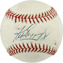 Ken Griffey Jr. Autographed Official AL Baseball Seattle Mariners Beckett BAS QR #BH014744