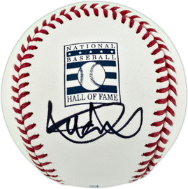 Ichiro Suzuki Autographed Official Hall of Fame Logo Baseball Seattle Mariners Beckett BAS Witness #3W344089