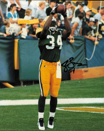 Edgar Bennett Autographed 8x10 Photo Green Bay Packers SKU #263509