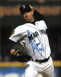 Jamie Moyer Autographed 8x10 Photo Seattle Mariners SKU #263502