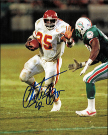 Christian Okoye Autographed 8x10 Photo Kansas City Chiefs SKU #263497