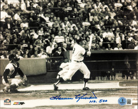 Harmon Killebrew Autographed 8x10 Photo Minnesota Twins "No. 500" Beckett BAS QR #BV86505