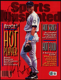 Alex Rodriguez Autographed Sports Illustrated Magazine Seattle Mariners "Best Wishes" Beckett BAS QR #BU86701