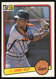 Danny Heep Autographed 1983 Donruss Card #443 Houston Astros SKU #263740