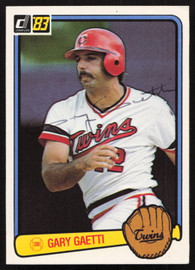 Gary Gaetti Autographed 1983 Donruss Rookie Card #53 Minnesota Twins SKU #264607