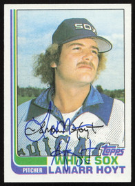 Lamar Hoyt Autographed 1982 Topps Card #428 Chicago White Sox SKU #264807