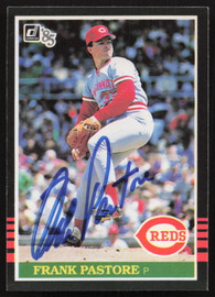 Frank Pastore Autographed 1985 Donruss Card #550 Cincinnati Reds SKU #264088