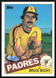 Bruce Bochy Autographed 1985 Topps Card #324 San Diego Padres SKU #264122