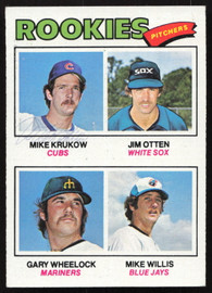 Mike Krukow Autographed 1977 Topps Rookie Card #493 Chicago Cubs SKU #264404