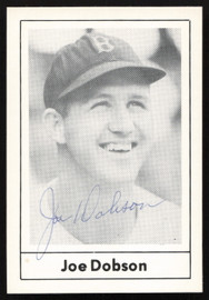 Joe Dobson Autographed 1978 Grand Slam Card #78 Boston Red Sox SKU #264495