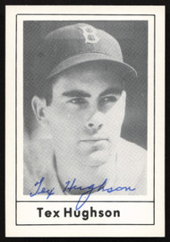 Tex Hughson Autographed 1978 Grand Slam Card #96 Brooklyn Dodgers SKU #264514