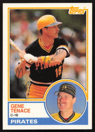 Gene Tenace Autographed 1983 Topps Traded Card #110T Pittsburgh Pirates SKU #264687