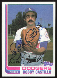 Bobby Castillo Autographed 1982 Topps Card #48 Los Angeles Dodgers SKU #263664