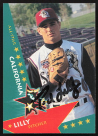 Ted Lilly Autographed 1997 California League All Stars Rookie Card #14 San Bernardino Stampede SKU #264139