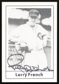 Larry French Autographed 1978 Grand Slam Card #30 Cincinnati Reds SKU #264526