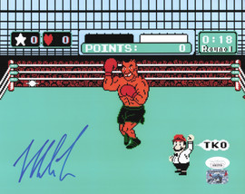 Mike Tyson Autographed 8x10 Photo Punch-Out!! JSA #WB657956