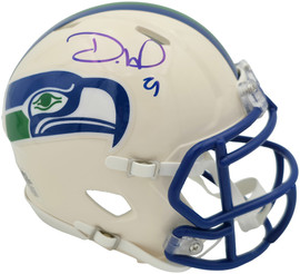 Devon Witherspoon Autographed Seattle Seahawks Cream Retro Speed Mini Helmet MCS Holo Stock #265535