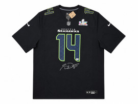 Seattle Seahawks Sam Darnold Autographed Black Nike Super Bowl LX Patch Jersey Size XXL Beckett BAS Witness Stock #265418