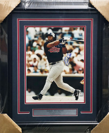 Kirby Puckett Autographed Framed 11x14 Photo Minnesota Twins Beckett BAS #AE20265