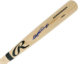 Vladimir Guerrero Sr. Autographed Blonde Rawlings Adirondack Pro Baseball Bat Los Angeles Angels Beckett BAS Witness Stock #265894