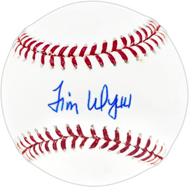 Jim Wynn Autographed Official MLB Baseball Houston Astros Beckett BAS QR Stock #265897
