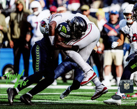 Tyrice Knight Autographed 8x10 Photo Seattle Seahawks Tackle MCS Holo Stock #265926