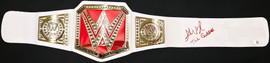 Alexa Bliss Autographed WWE Women's Champion Belt "The Goddess" (Smudged) Beckett BAS Witness #WK90003