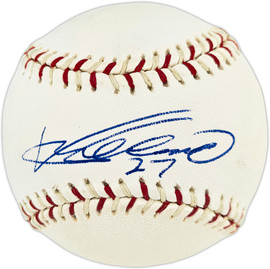 Vladimir Guerrero Sr. Autographed Official 2004 All Star Game Logo Baseball California Angels Beckett BAS QR #BX67661