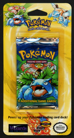 1999 Pokemon Sealed Base Set Unlimited Booster Blister Pack Venusaur SKU #266322