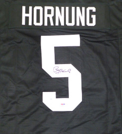 Green Bay Packers Paul Hornung Autographed Green Custom Jersey PSA/DNA #6A51143