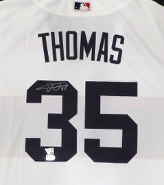 Chicago White Sox Frank Thomas Autographed White Nike Jersey Fanatics Holo #ZL88412486